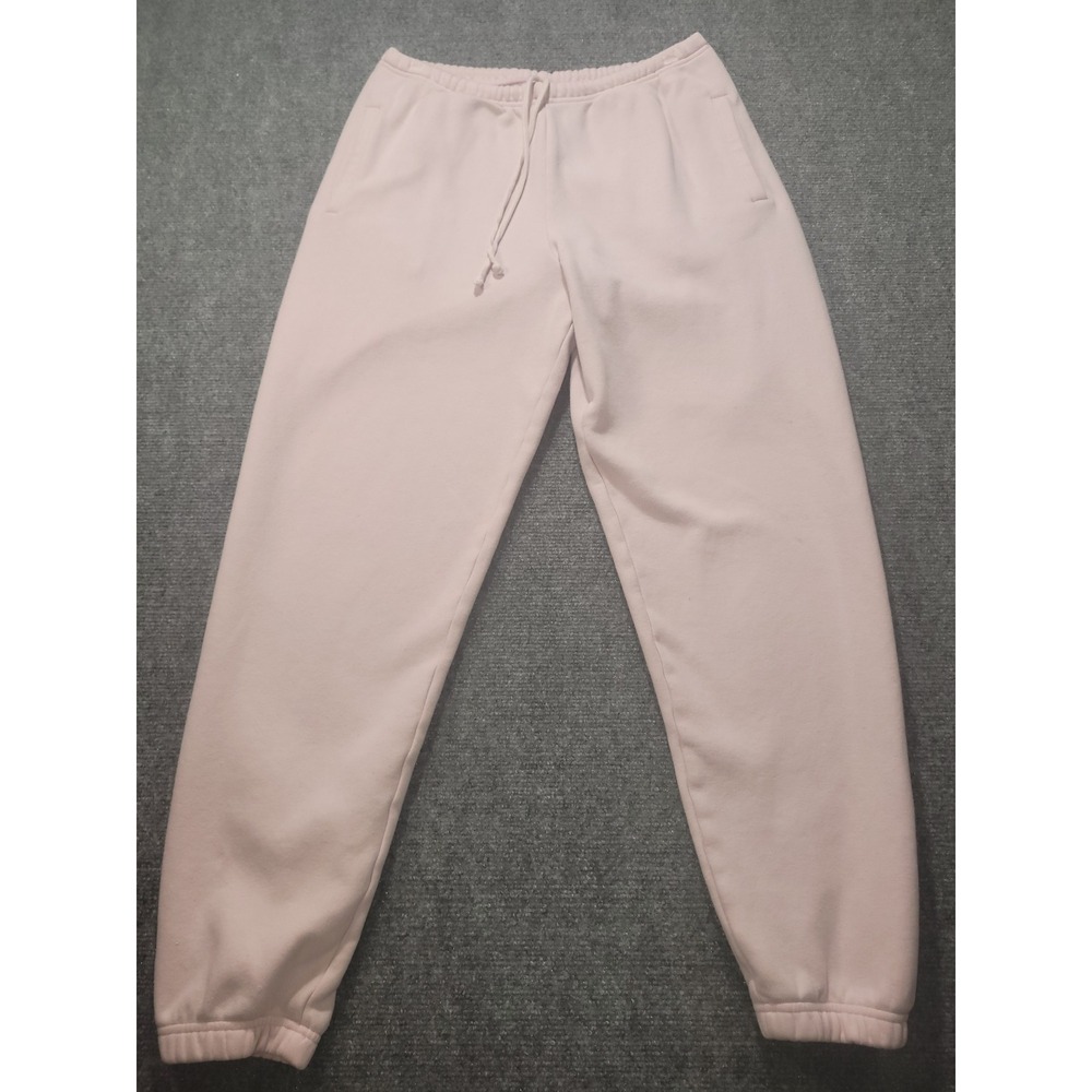 Skims Cotton Fleece Jogger Petal Pink Sweatpants Small RN 158973